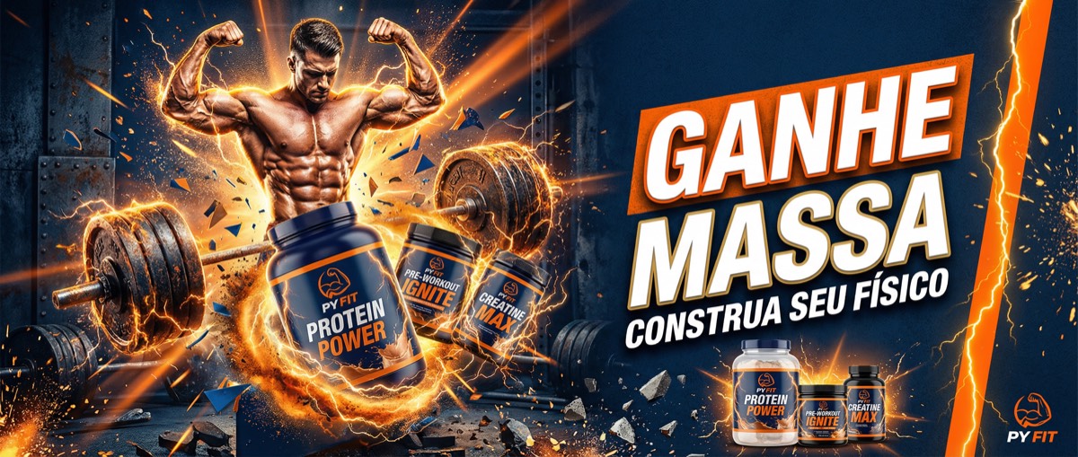 Suplementos Performance - Ganhe Massa, Construa seu Fisico